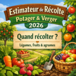 Estimateur de récolte – Potager, petits fruits, verger & agrumes Savoir quand récolter, même quand on débute au jardin